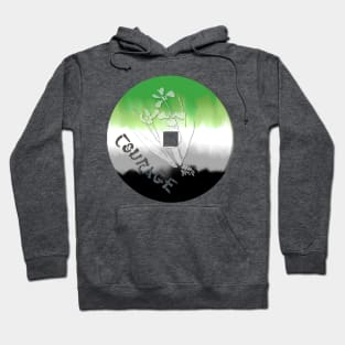 Courage Token - Aro Pride Hoodie